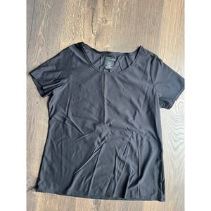 East 5th Black Fitted T-Shirt Womens Size Small Basic‎ Top